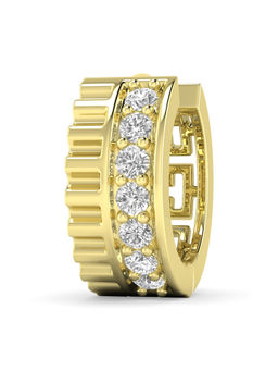 ORIONZ - Crystaline Yellow Hoop Earring