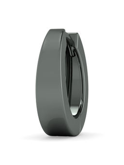 ORIONZ - Axis Edge Black Hoop Earring