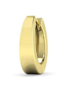 ORIONZ - Axis Edge Yellow Hoop Earring