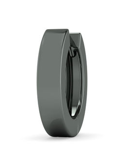 ORIONZ - Bold Edge Black Hoop Earring
