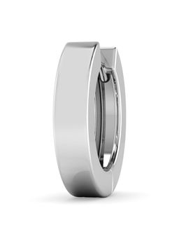 ORIONZ - Bold Edge White Hoop Earring