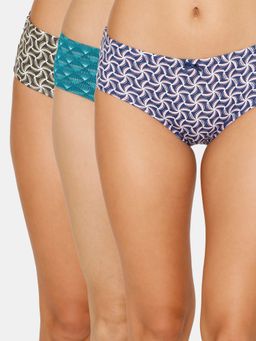 Zivame - Low Rise Full Coverage Hipster Panty (pack Of 3)