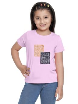 FUNKRAFTS - Pink Sequin Premium T-Shirt