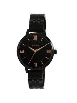 PA Maxima - Attivo Analog Watch for Women in Black Dial Color