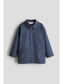 H&M - Boys Blue Linen overshirt