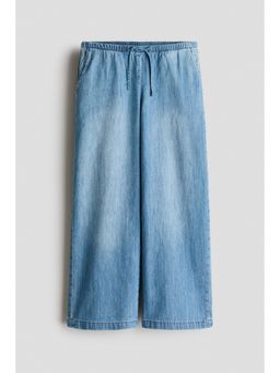 H&M - Girls Blue Wide Leg Jeans