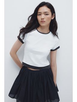 H&M - Women White Layered-look T-shirt