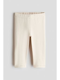 H&M - Unisex Beige Pima cotton leggings
