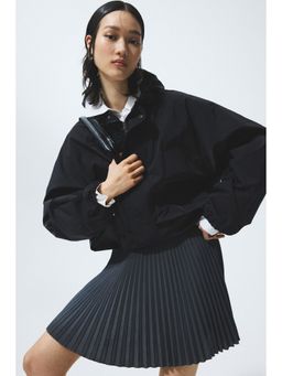 H&M - Women Grey Pleated mini skirt