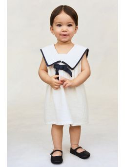 H&M - Girls White 2-piece cotton muslin set