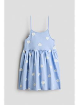 H&M - Girls Blue Cotton strappy dress