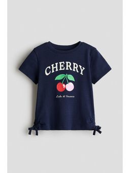 H&M - Girls Blue Printed top