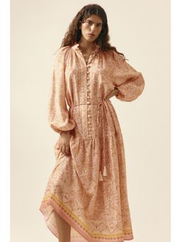 H&M - Women Pink Oversized viscose-blend dress