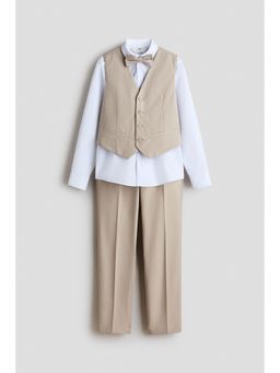 H&M - Boys Beige 4-piece dressy set