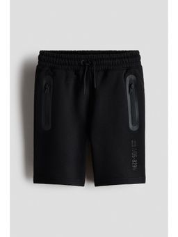 H&M - Boys Black Knee-length sweatshorts
