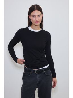 H&M - Women Black Warming Slim Fit Top