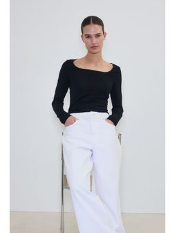 H&M - Women Black Warming Slim Fit Long-sleeved top