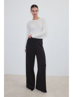H&M MOVE - Women Brown Cooling Relaxed Fit Wide trousers