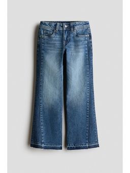 H&M - Girls Blue Relaxed Fit Flared Leg Low Jeans