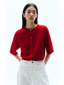 H&M - Women Red Short cardigan