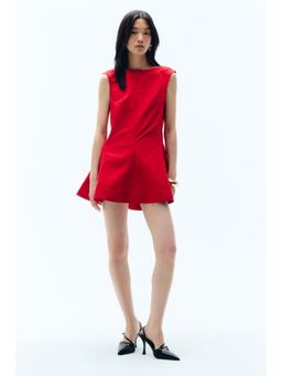 H&M - Women Red Flared-skirt dress