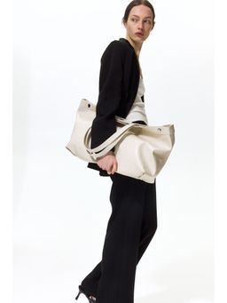 H&M - Women Black Linen-blend tailored trousers