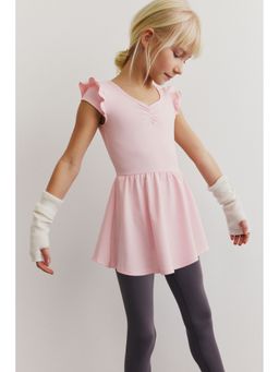 H&M - Girls Pink Sports leotard with skirt