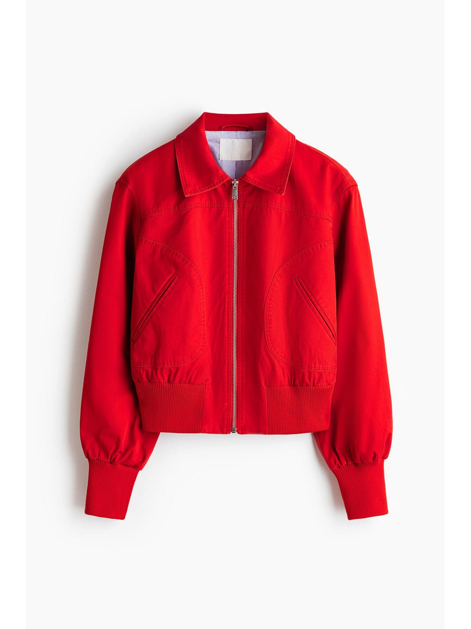 h&m Women Red Cotton twill jacket-picture-38