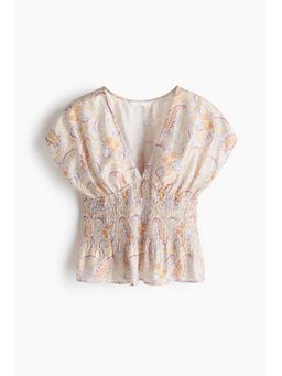 H&M - Women Purple Smocked top