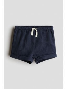 H&M - Boys Blue Cotton muslin shorts
