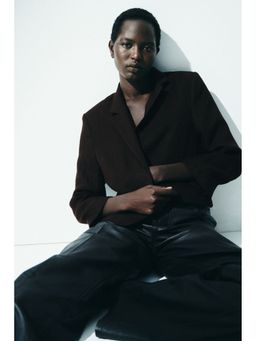 H&M - Women Brown Short blazer