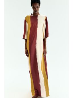 H&M - Women Multi-Color Satin maxi dress