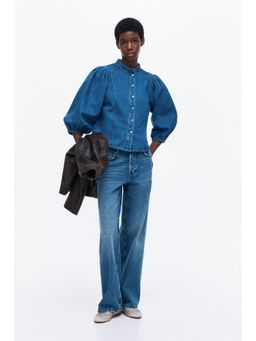 H&M - Women Blue Denim blouse