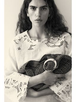 H&M - Women White Broderie anglaise dress