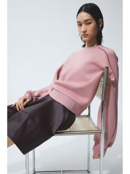 H&M - Women Pink Scuba sweatshirt
