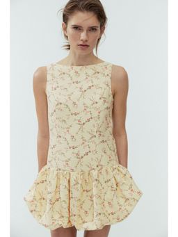 H&M - Women Multi-Color Bubble-hem dress