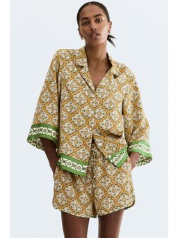 H&M - Women Multi-Color Patterned resort shirt