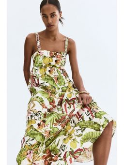 H&M - Women Multi-Color Flared strappy dress