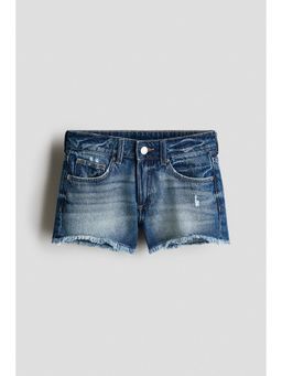 H&M - Girls Blue Relaxed Fit Denim shorts