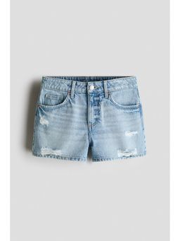 H&M - Girls Blue Relaxed Fit Denim shorts