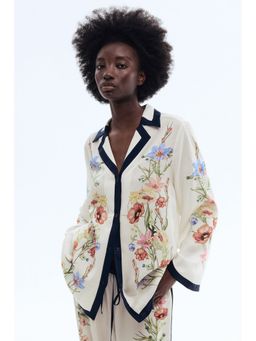 H&M - Women Multi-Color Printed lyocell resort shirt