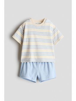 H&M - Unisex Blue 2-piece terry set