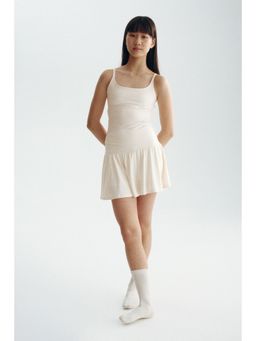 H&M - Girls White Tennis skirt with SoftMove