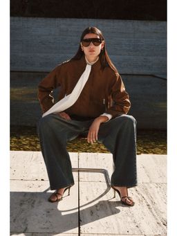 H&M - Women Brown Napped jacket