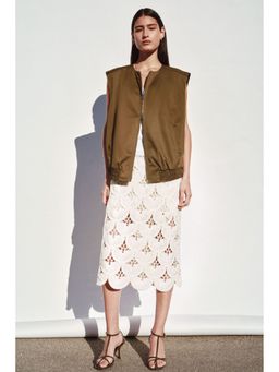 H&M - Women Green Twill gilet