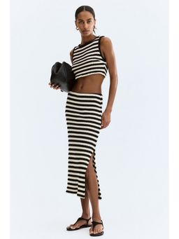 H&M - Women Multi-Color Crochet-look skirt