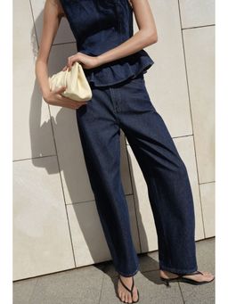 H&M - Women Blue Balloon High Waist Jeans