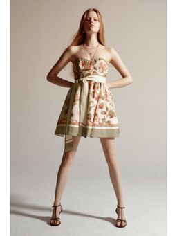 H&M - Women Multi-Color Linen-blend dress