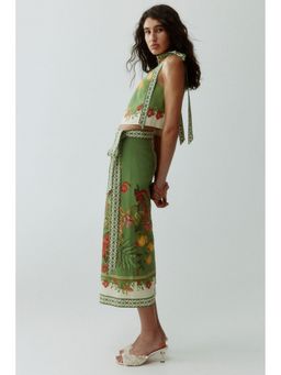 H&M - Women Multi-Color Midi wrap skirt