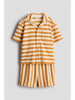 H&M - Boys Yellow 2-piece terry set